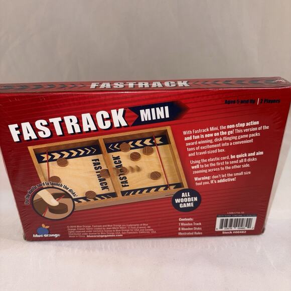 Blue Orange 00482 - Fastrack Mini - All Wooden Game 2016 - Sealed Mint NEW - Picture 7 of 7